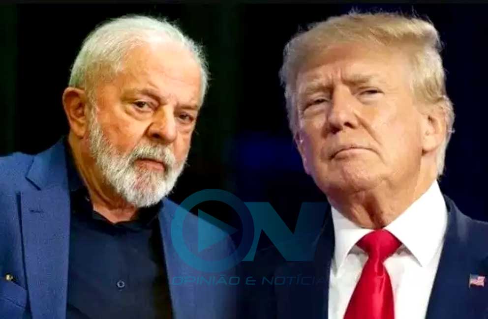 Presidente Donald Trump faz tarifAÇO e chama o Brasil para dançar