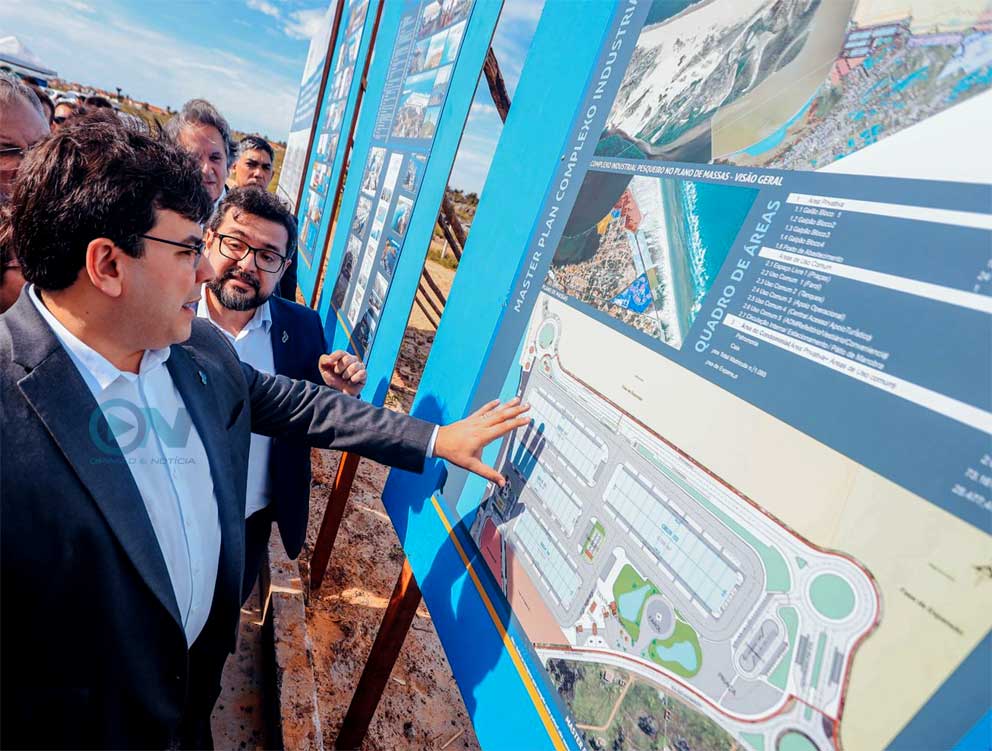 Rafael Fonteles detalha avanços nas obras do porto de Luiz Correia e diz compreender os que não acreditam e os que torcem contra
