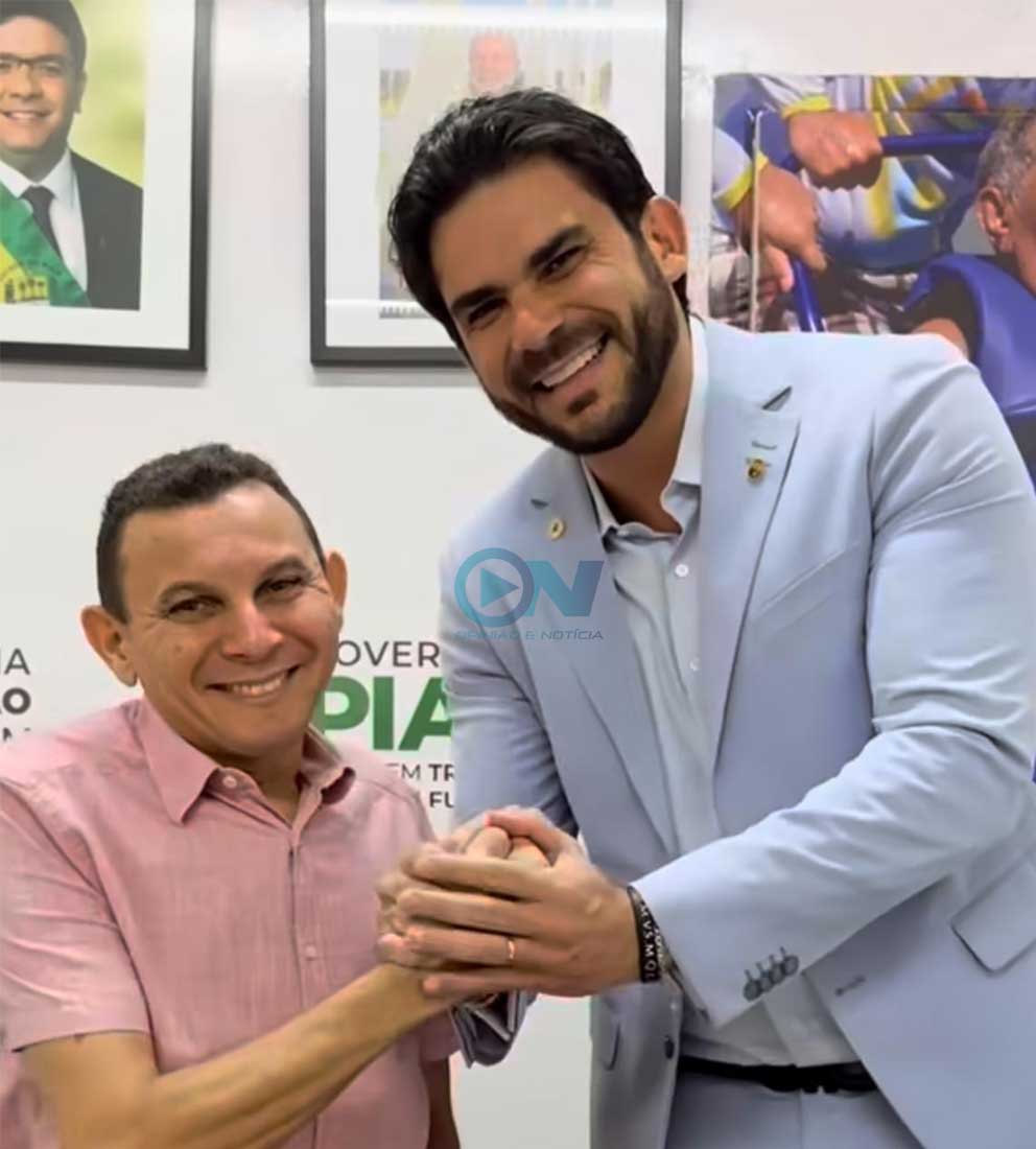 Deputado Dr. Marcus Vinícius e Mauro Eduardo acertam últimos detalhes para inauguração do Centro de Equoterapia de Floriano em Floriano