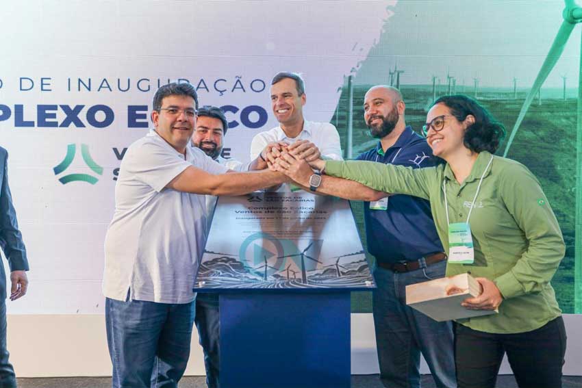 Complexo eólico é inaugurado em Simões com capacidade de 456 MW e mais de 3 mil empregos gerados