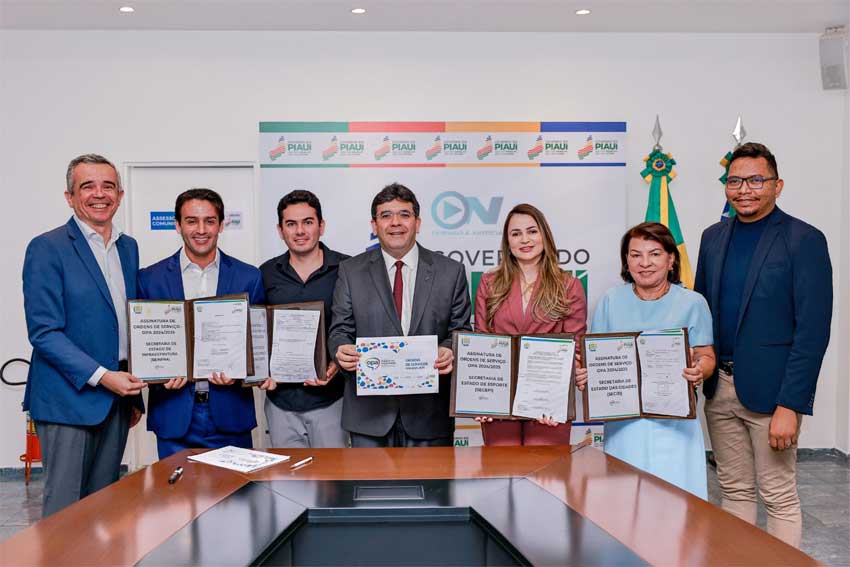 Rafael Fonteles autoriza 27 obras do OPA para cinco municípios com investimento de R$ 12,6 milhões
