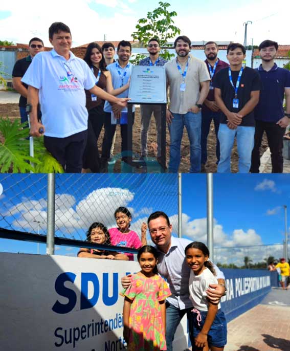 Quadra poliesportiva é entregue por Alan Brandão no Vila Nova e reforça ritmo forte de trabalho da SDU Norte