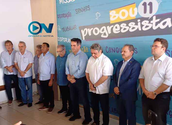 JVC chega ao PP em clima de festa e sem vaga definida na chapa majoritária, mas Ciro admite que tudo pode mudar