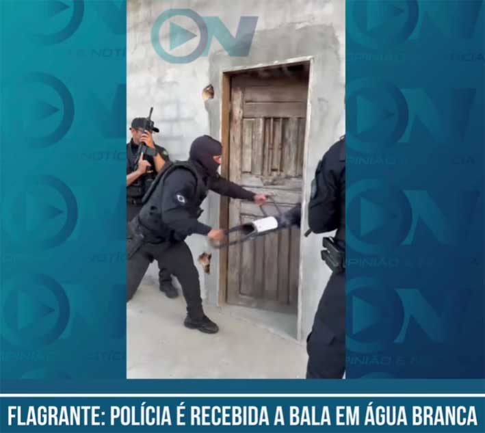 Homem recebe policiais a bala e morre na troca de tiros durante operação contra o crime organizado em Água Branca