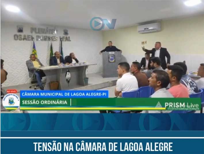 “Pois mostra, p*rra!”: Confusão entre dois vereadores tumultuou a sessão na Câmara Municipal de Lagoa Alegre
