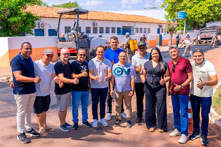 José de Freitas recebe mais de 12 mil metros quadrados de pavimentação asfáltica