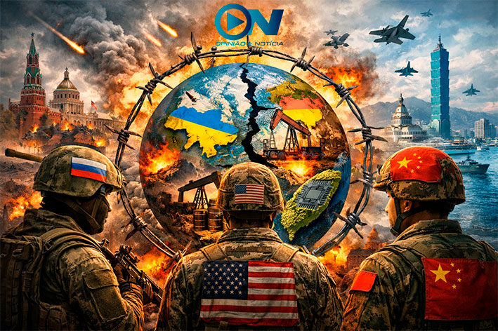 Estados Unidos e Rússia fazem a força virar regra ao invadir Venezuela e Ucrânia, abrindo sinal verde para China entrar em guerra com Taiwan