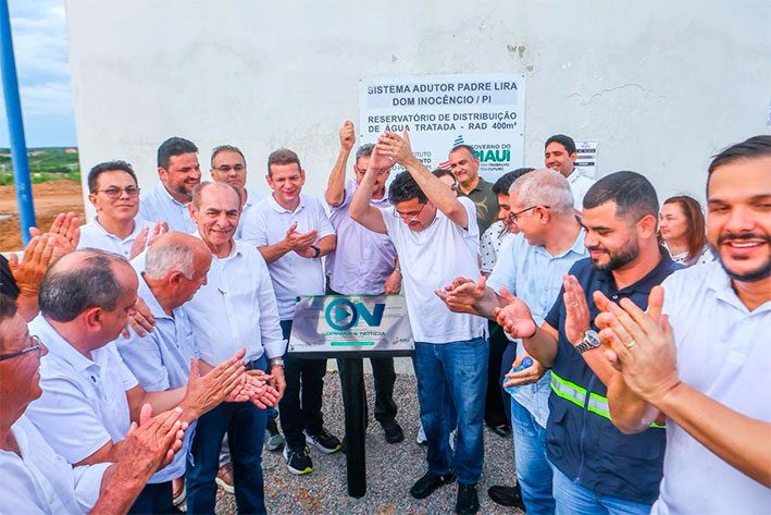 Rafael Fonteles entrega adutora histórica em Dom Inocêncio e amplia investimentos em educação e infraestrutura em São Lourenço do Piauí