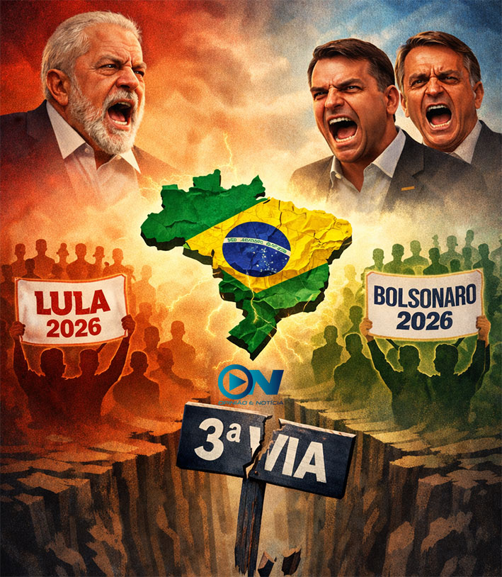 Polarização eleitoral de Lula e dos Bolsonaro é a estratégia para manter o Brasil dividido e matar as chances de uma terceira via