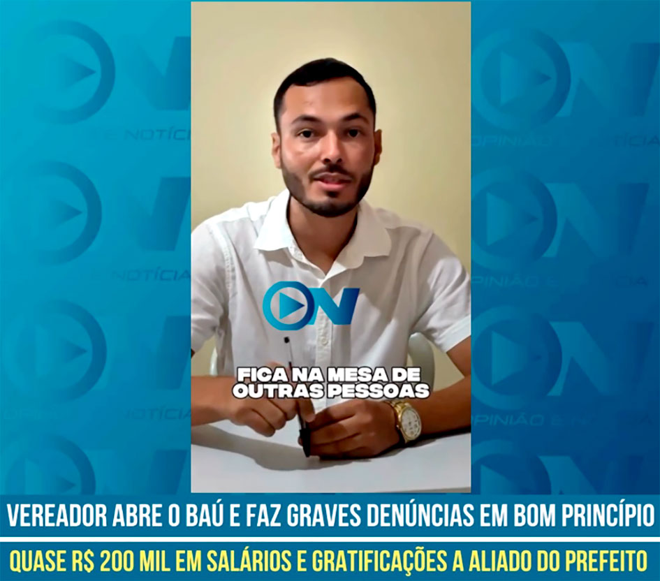 Vereador denuncia quase R$ 200 mil em salários e gratificações para família de aliado do prefeito em Bom Princípio do Piauí