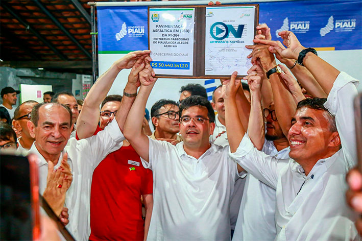 Rafael Fonteles reúne prefeitos em Teresina e mantém intensa agenda no interior levando mais de R$ 54 milhões em obras para quatro municípios