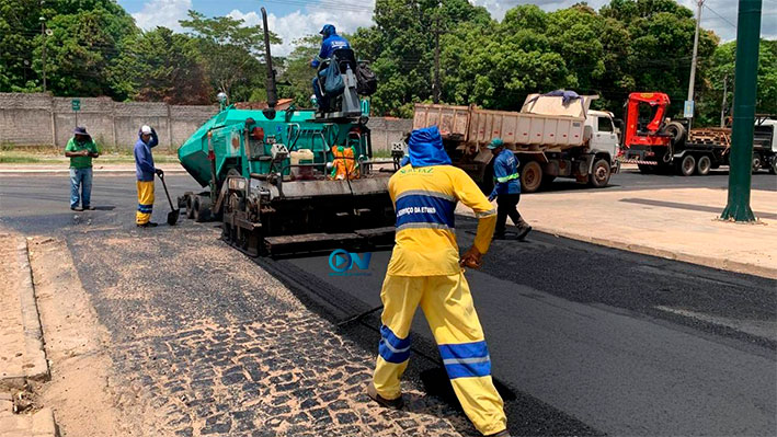 Prefeitura de Teresina divulga vias contempladas com o Programa Municipal de Asfaltamento