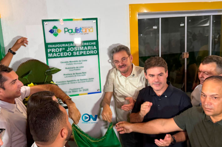 Severo Eulálio acompanha inauguração de creche e celebra avanço da educação em Paulistana