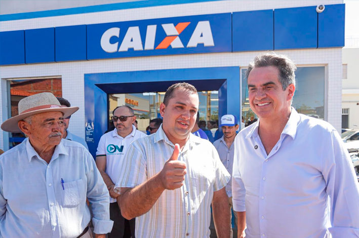 Agência da Caixa vira símbolo de transformação regional e marca agenda de Ciro Nogueira em Simplício Mendes e promete R$ 10 bilhões para o Piauí